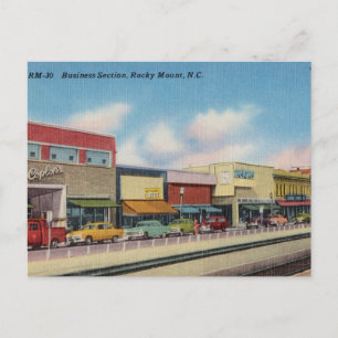 Antik, Geschäft, Rocky Mountain, North Carolina Postkarte