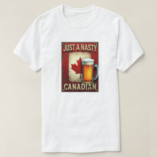 Antik gestaltetes Bierzeichen-Design T-Shirt