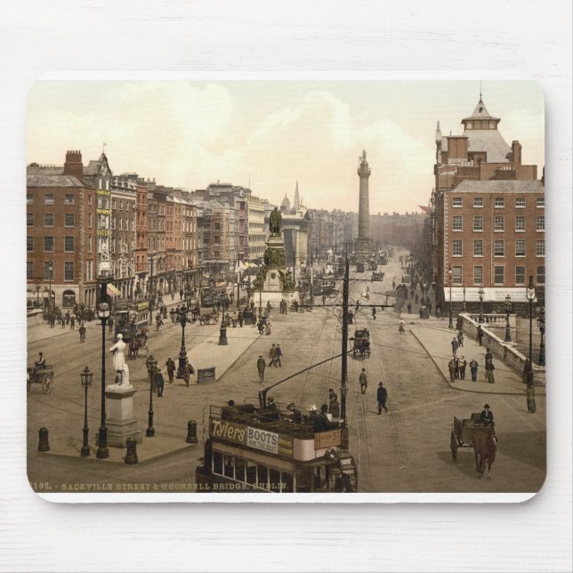 Antik Irland, 1900 Sackville Street Dublin Mousepad (Vorne)