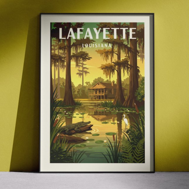 Antik Lafayette Louisiana Poster (Von Creator hochgeladen)