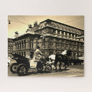 Antik Österreich Wien Fiaker Staatsoper Oper Puzzle