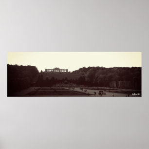 Antik Österreich Wien Schönbrunn Gärten 1970 Poster