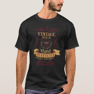 Antik Perfekt gealtert Hergestellt im Jahr 1998 Or T-Shirt