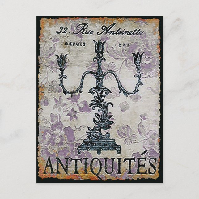 Antik ~ Postkarte (Vorderseite)