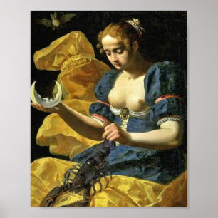ANTIK RENAISSANCE TAROTS 18 / DER MOND POSTER