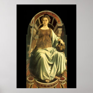 ANTIK RENAISSANCE TAROTS 8 / GERECHTIGKEIT POSTER