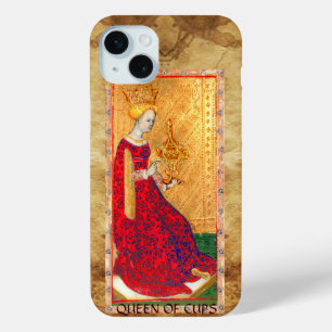 ANTIK RENAISSANCE TAROTS / KÖNIGIN DER KELCHE iPhone 15 MINI HÜLLE