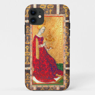 ANTIK RENAISSANCE TAROTS / KÖNIGIN DER KELCHE iPhone 11 HÜLLE