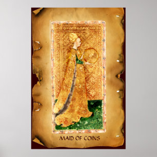 ANTIK RENAISSANCE TAROTS / MAGD DER MÜNZEN POSTER