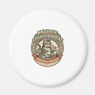 Antik-Sammler-Katze Antik-Sammler-Katze Vintage Magnet