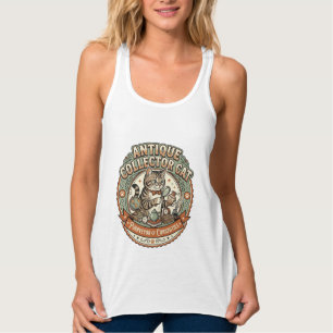 Antik-Sammler-Katze Antik-Sammler-Katze Vintage Tank Top