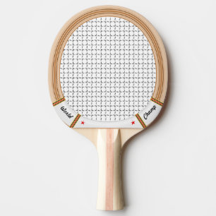 Antik-Schläger aus Holz für Tennis Tischtennis Schläger