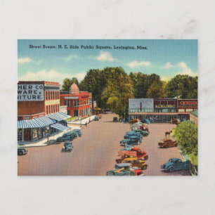 Antik-Shopping in Lexington, Mississippi Postkarte