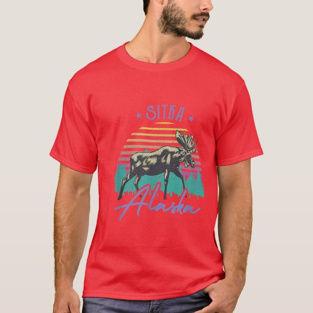 Antik Sitka Alaska T-Shirt (Vorderseite)