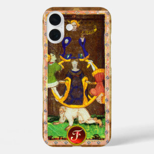 ANTIK TAROTKARTEN RENAISSANCE, SCHICKSALSrad iPhone 16 Plus Hülle