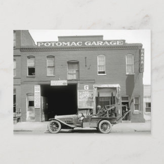 Antik Tow Truck, 20er Postkarte