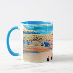 Antik USA Alaska Mendenhall Gletscher Juneau Tasse