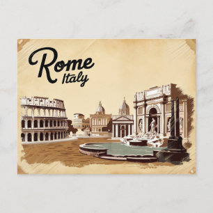 Antik von Rom, Italien Postkarte