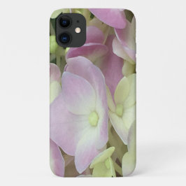 Antik Weiß und Dusty Pink Hydrangea Petals Case-Mate iPhone Hülle