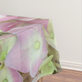 Antik Weiß und Dusty Pink Hydrangea Petals Tischdecke