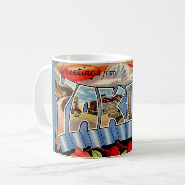 Antik Yakima Washington  Kaffeetasse (Vorderseite Links)