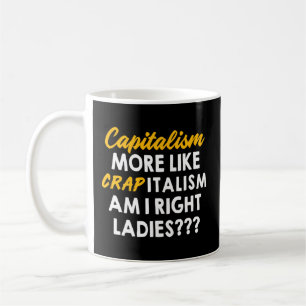 Antikapitalistischer Sozialismus Kapitalismus ähne Kaffeetasse