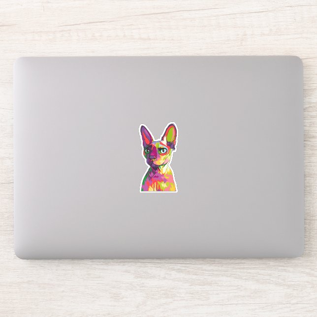 Antike ägyptische Katze Aufkleber (Computer)