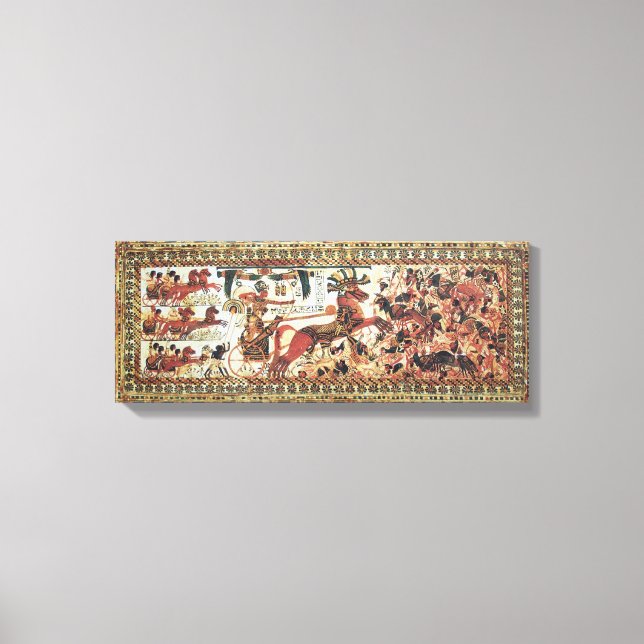 Antike ägyptische Kunst Leinwanddruck (Vorderseite)