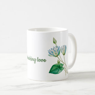 Antike ägyptische Lotusblume Kaffeetasse