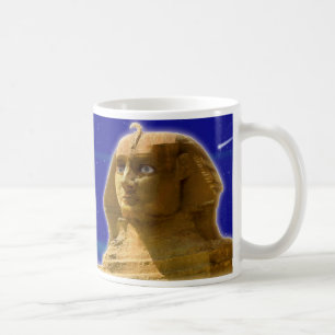 Antike ägyptische Sphinx im Gizeh Art Design Tasse