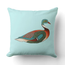 Antike ägyptische Teal-Enten-Illustration Wurfkiss