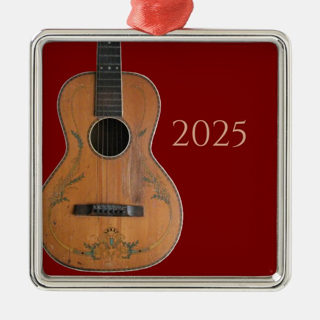 Antike akustische Gitarre Ornament (Vorne)