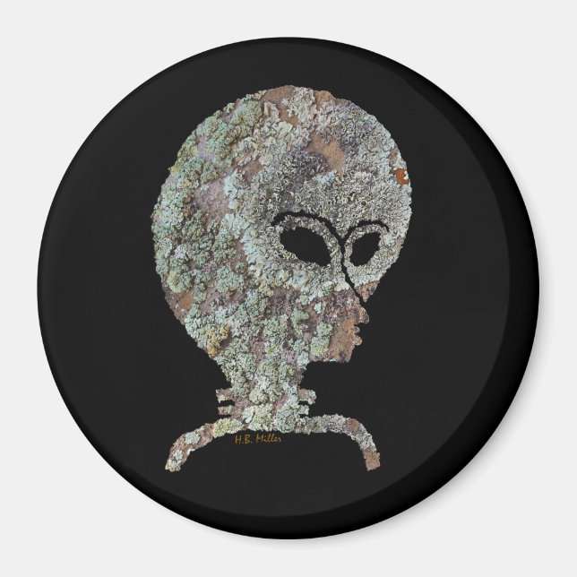 Antike Alien Magnet (Vorne)
