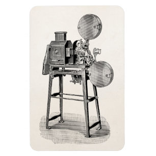 Antike alte Filmkamera Kinematographie-Ausrüstung Magnet