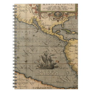 Antike Alte Karte Inspiriert (14) Gepäckanhänger Notizblock