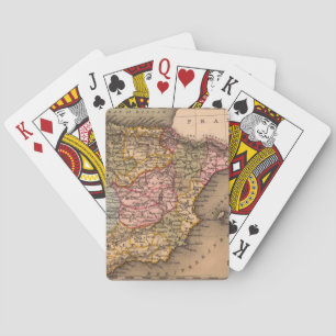 Antike Alte Karte Inspiriert (5) Spielkarten