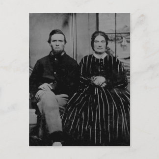 Antike amerikanische Familienpostkarte Postkarte