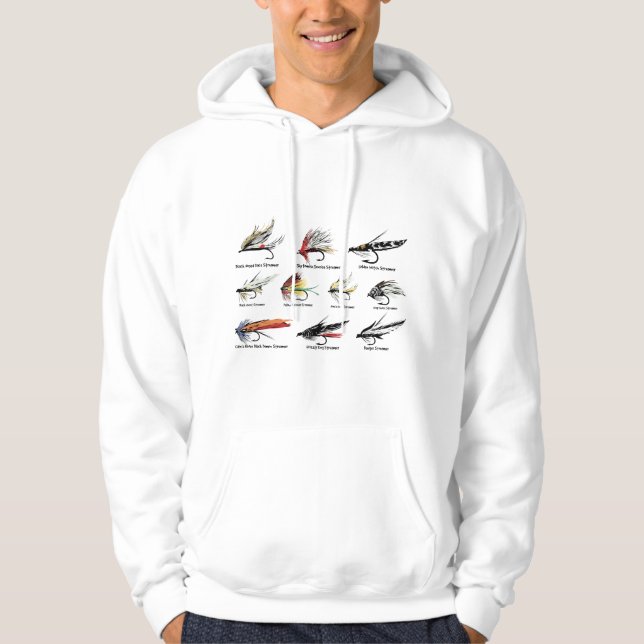 Antike Angelköder in Farbe Hoodie (Vorderseite)