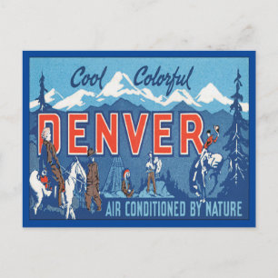 Antike Ansichtskarte aus Denver Colorado Postkarte