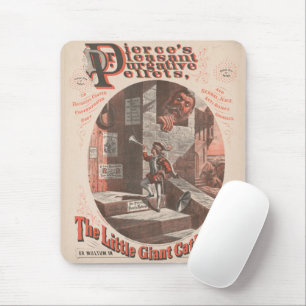 Antike Anzeige für Dr. Pierce's Purgative Pellets Mousepad
