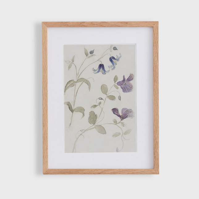 Antike Aquarellblumen Poster (Von Creator hochgeladen)