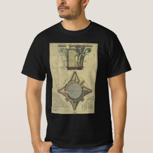 Antike Architektur, Dekorative Kapitellkrone T-Shirt