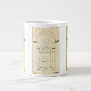 Antike Architektur, Renaissance-Bogen-Perspektive Jumbo-Tasse