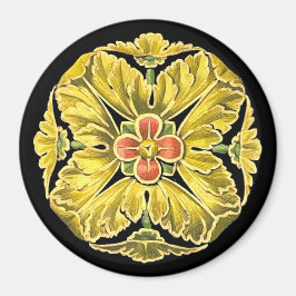 Antike Architektur Rosette Nr. 3 Magnet