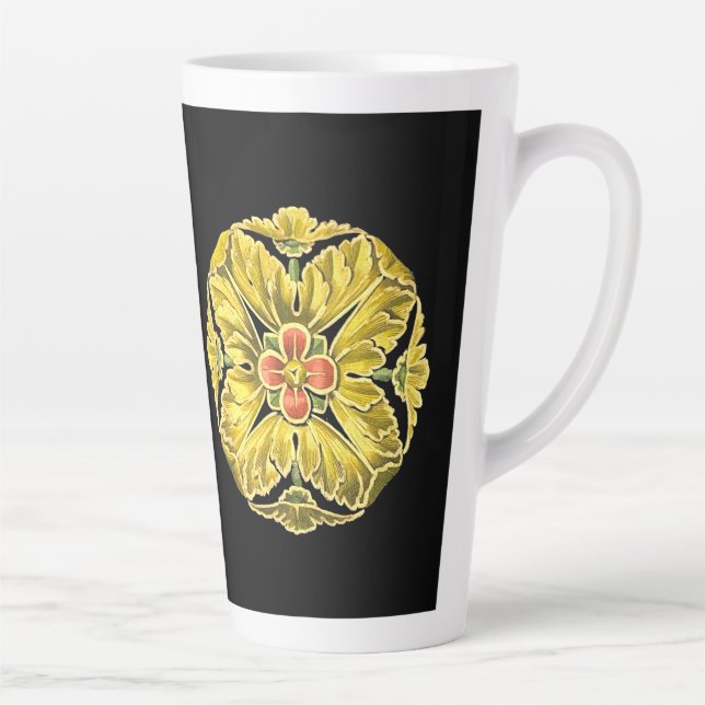 Antike Architektur Rosette Nr. 3 Milchtasse (Rechts)