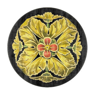 Antike Architektur Rosette Nr. 3 Schneidebrett