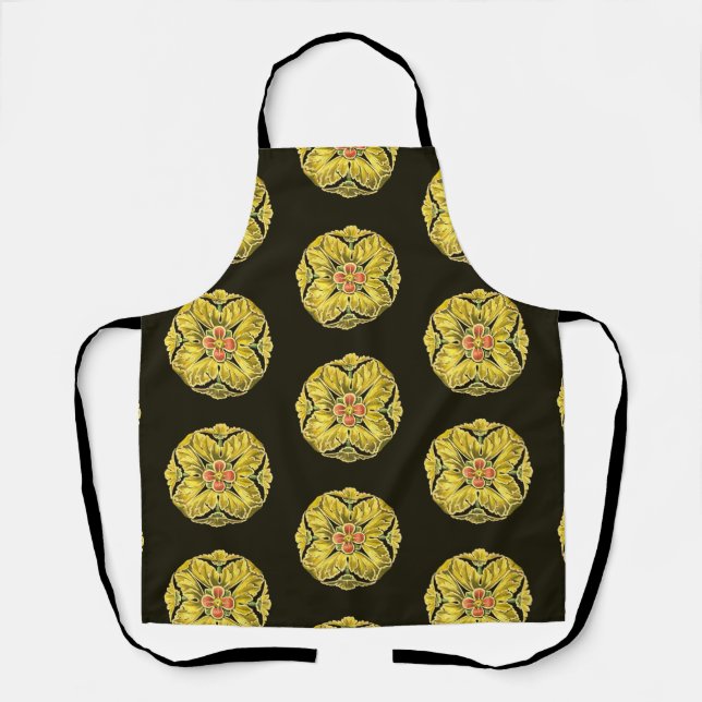 Antike Architektur Rosette Nr. 3 Schürze (Vorderseite)