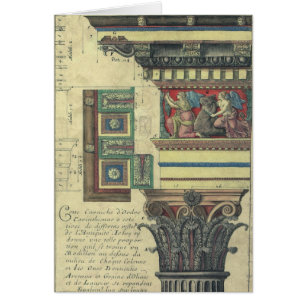 Antike Architektur, Säule mit Gesimsgestaltung