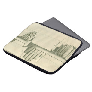 Antike Architekturtreppe, Wendeltreppe Laptopschutzhülle