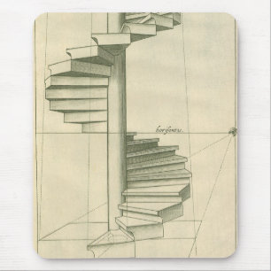 Antike Architekturtreppe, Wendeltreppe Mousepad